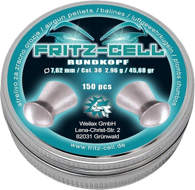 Fritz Cell Diabolo 7,62mm (Cal.30)– 2,96 g (150 pz)