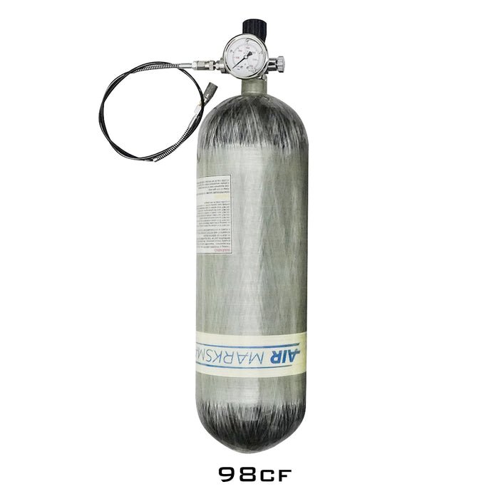 Alternative view of Airmarksman Carbon Fiber Tank 4500 psi 6.8l Capacity