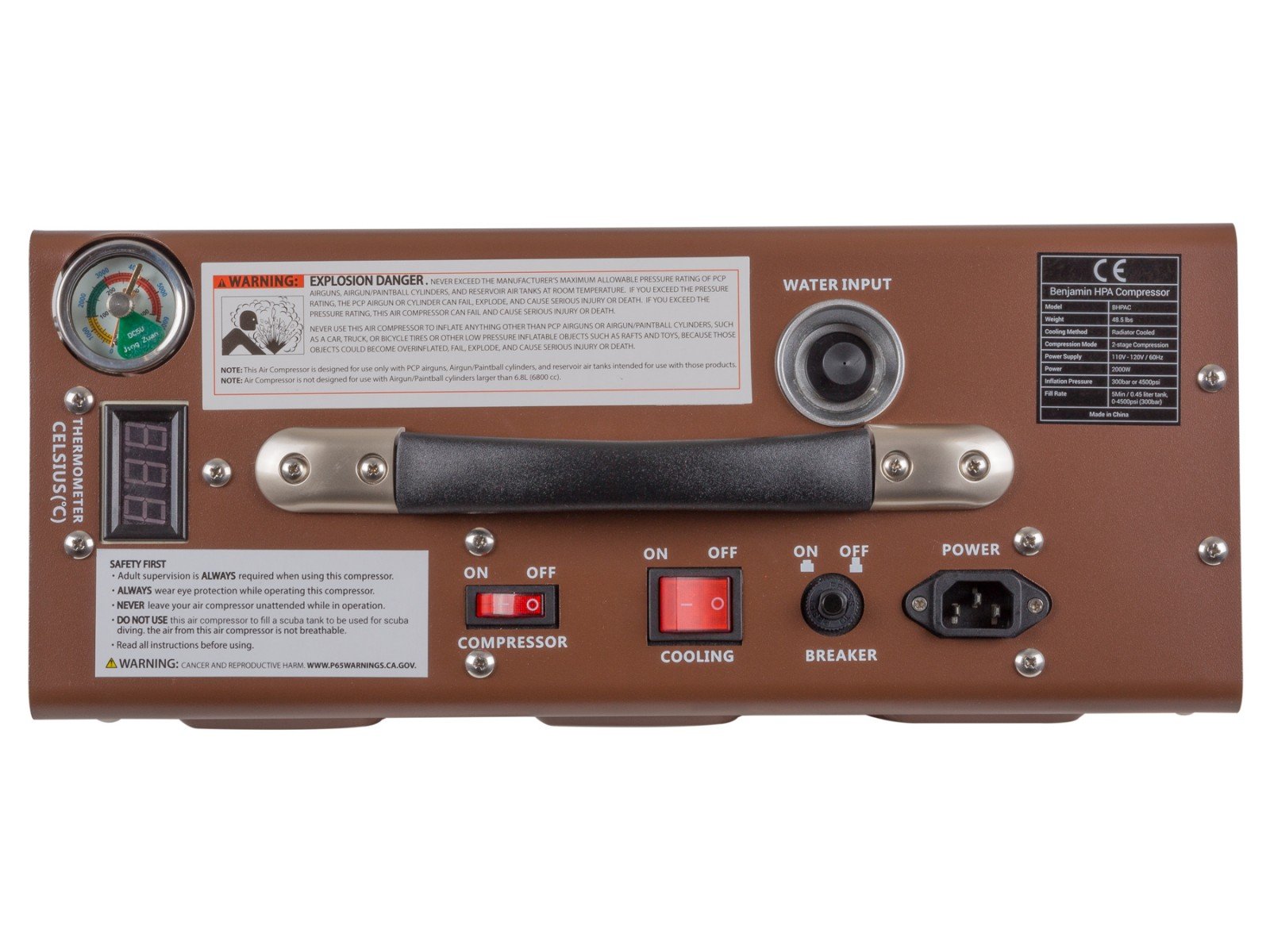 Benjamin Recharge Portable Compressor, 4500 PSI – Bild 3