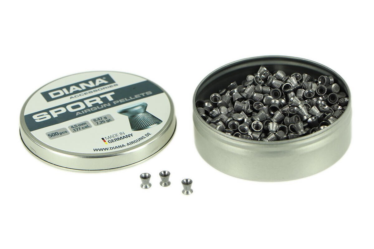 Diana Sport Flachkopf Diabolo 500St. Kal. 4,5mm