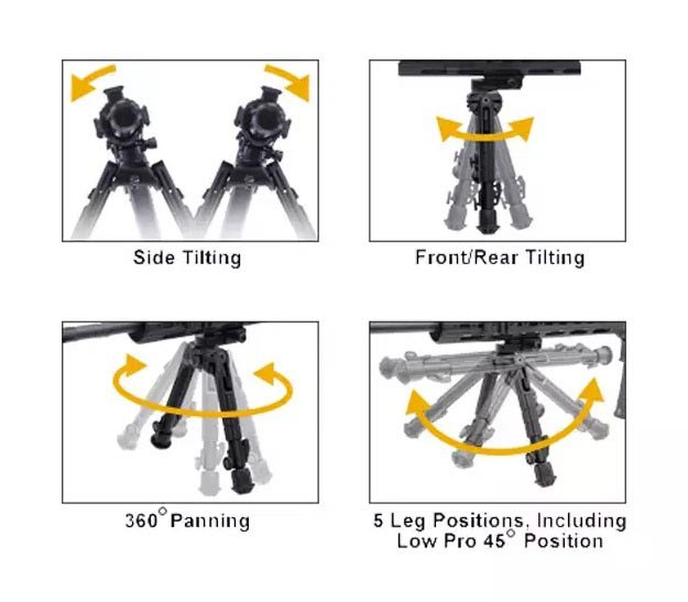 UTG Bipod Heavy Duty Recon 360 – Bild 6